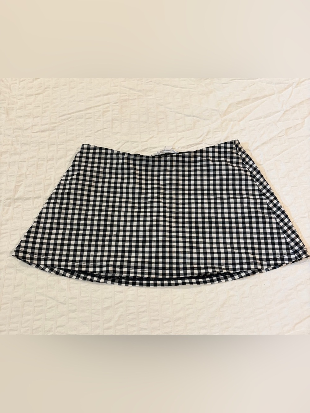 Gingham Mini Skort